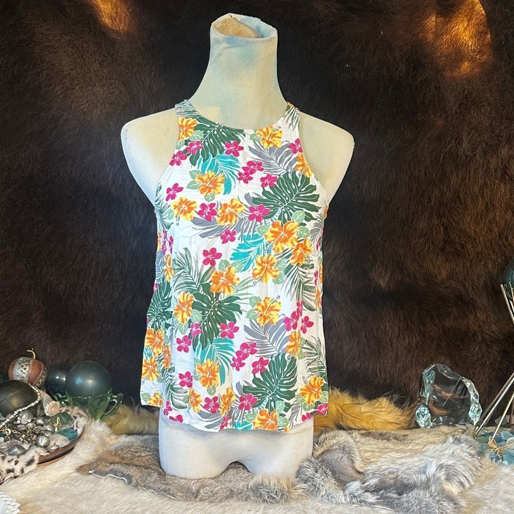 Piko 1988 Floral Halter Top - Multicolor M (3280)